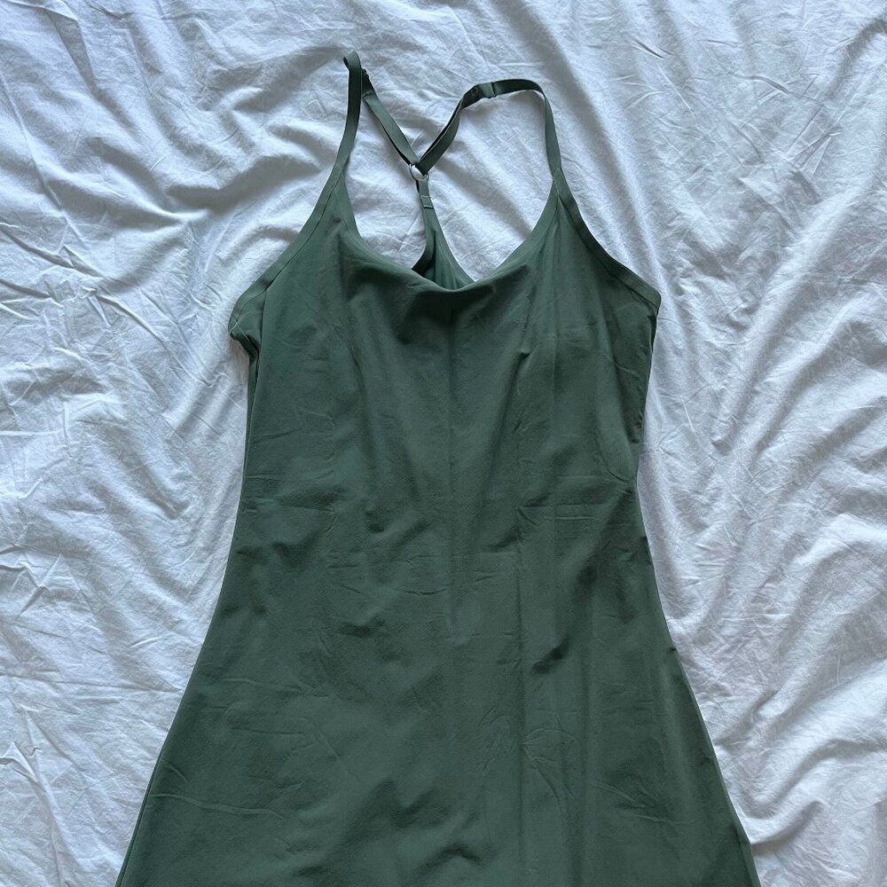 Outdoor Voices The Exercise Dress in Evergreen, XS